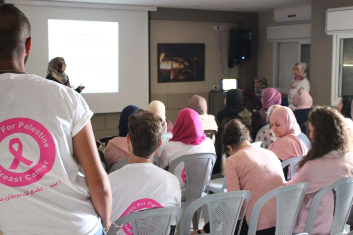 Community health workers raising awareness for breast cancer – Lajee Center